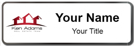 Custom name badges for Ken Adams Real Estate