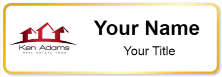 Custom name badges for Ken Adams Real Estate