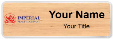 Custom name badges for Imperial Realty Company