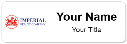 Custom name badges for Imperial Realty Company