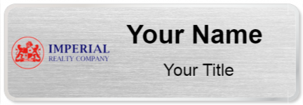 Custom name badges for Imperial Realty Company