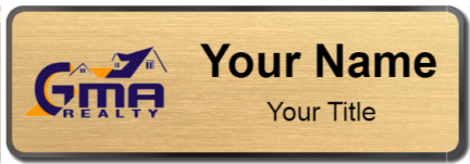 Custom name badges for GMA Realty