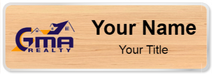 Custom name badges for GMA Realty