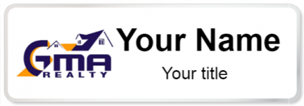 Custom name badges for GMA Realty