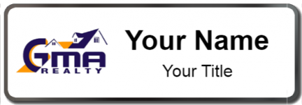 Custom name badges for GMA Realty