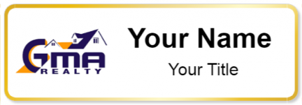 Custom name badges for GMA Realty