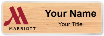 Custom name badges for Marriott