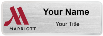 Custom name badges for Marriott
