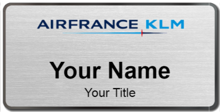 Custom name badges for Air France  KLM