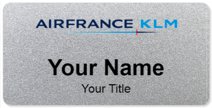 Custom name badges for Air France  KLM