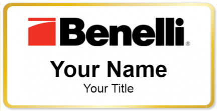 Custom name badges for Benelli USA