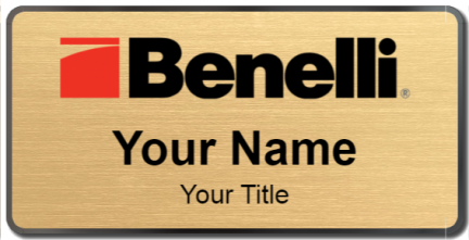 Custom name badges for Benelli USA
