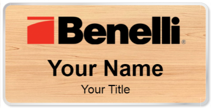 Custom name badges for Benelli USA