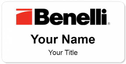 Custom name badges for Benelli USA