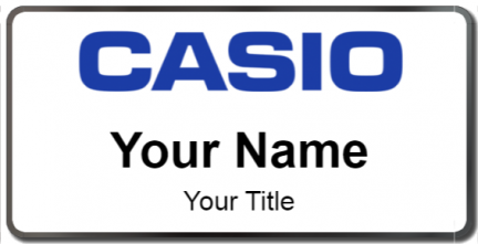 Custom name badges for Casio