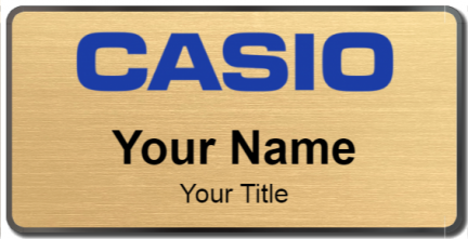 Custom name badges for Casio