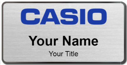 Custom name badges for Casio