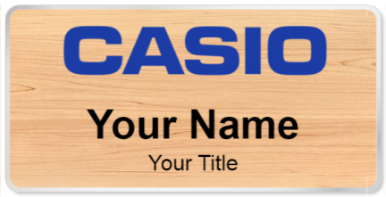 Custom name badges for Casio