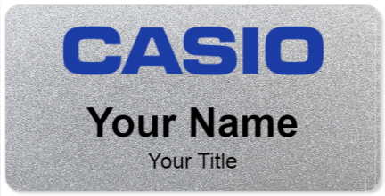 Custom name badges for Casio