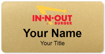 Custom name badges for In N Out Burger