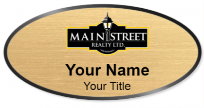 Custom name badges for Main Street Realty