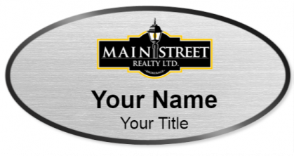 Custom name badges for Main Street Realty