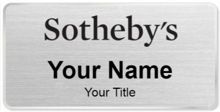 Custom name badges for Sothebys