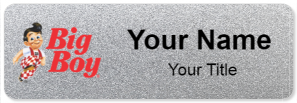 Custom name badges for Bobs Big boy