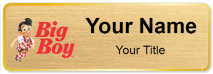 Custom name badges for Bobs Big boy
