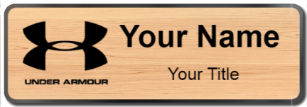 Custom name badges for Under Armor