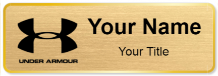 Custom name badges for Under Armor