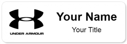 Custom name badges for Under Armor