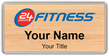 Custom name badges for 24 Hour Fitness
