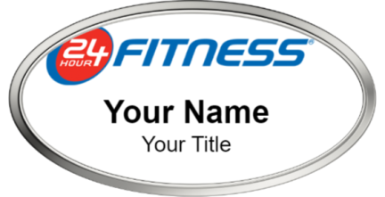 Custom name badges for 24 Hour Fitness