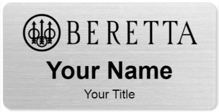 Custom name badges for Beretta