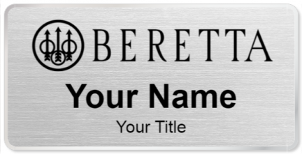 Custom name badges for Beretta