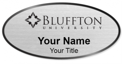 Custom name badges for Bluffton University