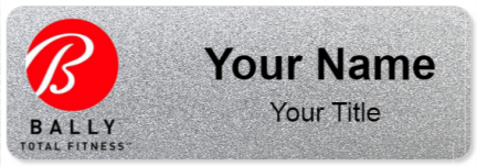 Custom name badges for Balleys Total Fitness