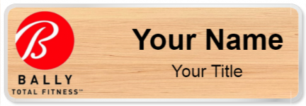 Custom name badges for Balleys Total Fitness