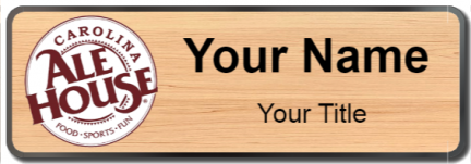 Custom name badges for Carolina Ale House