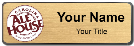 Custom name badges for Carolina Ale House