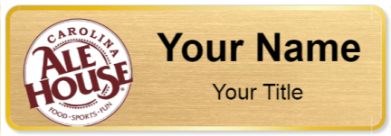 Custom name badges for Carolina Ale House