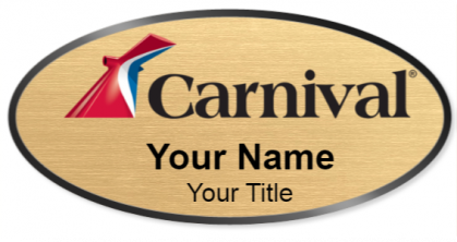 Custom name badges for Carnival Cruise Lines