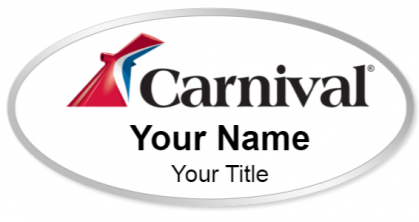Custom name badges for Carnival Cruise Lines