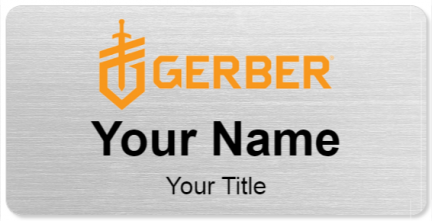 Custom name badges for Gerber Gear