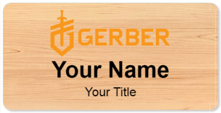 Custom name badges for Gerber Gear