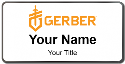 Custom name badges for Gerber Gear