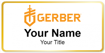 Custom name badges for Gerber Gear