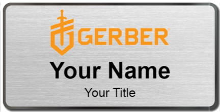 Custom name badges for Gerber Gear
