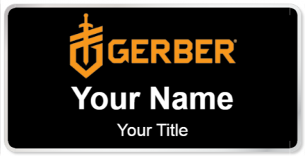 Custom name badges for Gerber Gear
